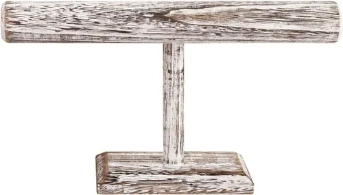 Vista 4 de Ikee Design Soporte de exhibición de madera para pulsera, soporte de almacenamiento de joyas de madera para exhibición de tiendas, vitrinas