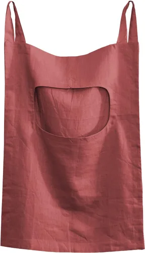Vista 9 de Amazhiyu 100 % lino para colgar en la puerta de la ropa sucia, 19 x 27 pulgadas (negro)