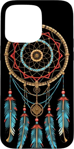 Vista 31 de Dreamcatcher Native American Indian Feathers Tribal Boho Case for iPhone 17