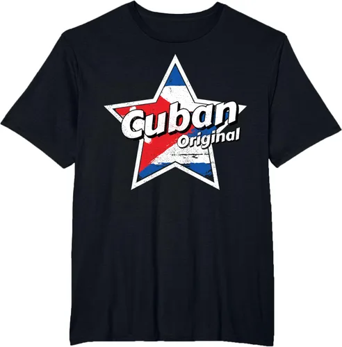 Vista 35 de Camisa Cubano Original Camisa Bandera de Cuba Camiseta Cubano, Negro