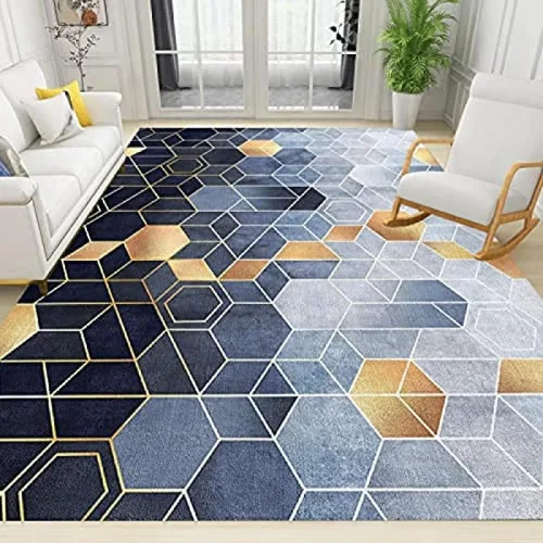 Vista 14 de Alfombras modernas de mediados de siglo cincuenta, colores retro atómicos sin costuras, alfombra de pasillo para exteriores, antideslizante, área