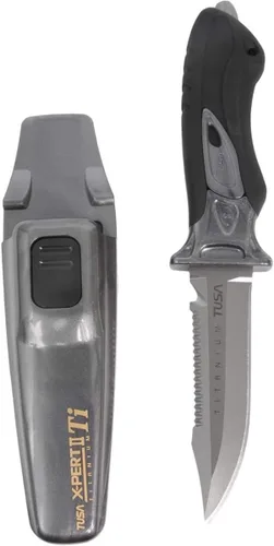 Vista 3 de TUSA Cuchillo de buceo de titanio FK-940 X-Ppert II Plateado metálica
