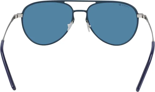 Vista 5 de Lacoste Blue Aviator - Lentes de sol para hombre L243SE 424 58, Azul