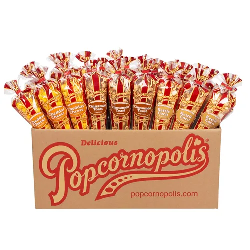 Vista 5 de Popcornopolis Zebra - Palomitas de maíz, 24 onzas