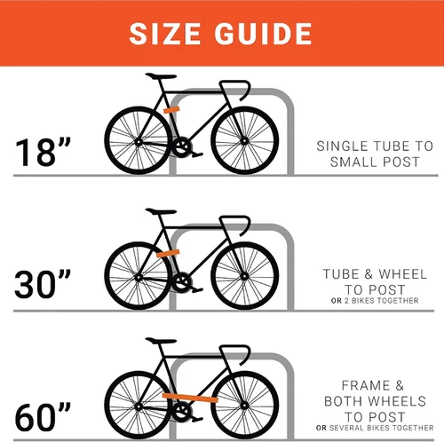 Vista 5 de OTTOLOCK HEXBAND Candado de bicicleta ligero, extra resistente, combinación de acero y kevlar, ideal para ciclismo, movilidad eléctrica y equipo al