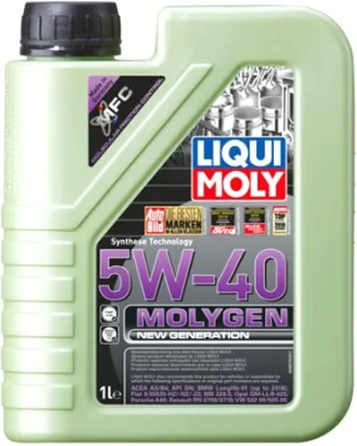 Vista 5 de Liqui Moly Aceite de motor de nueva generación Molygen 5W-40, 5 l + 1 l