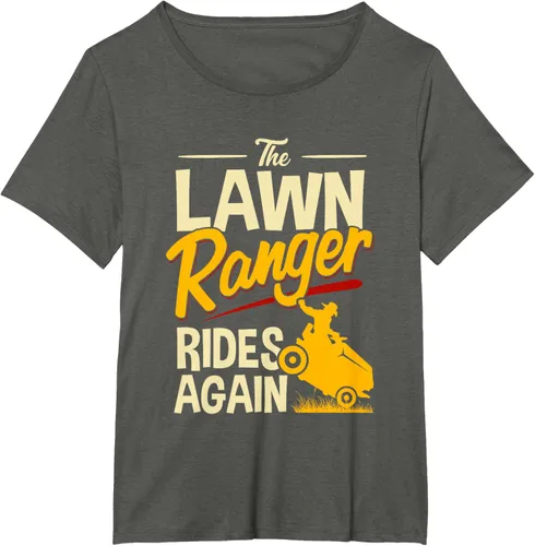 Vista 48 de The Lawn Ranger Rides Again - Camiseta de corte de césped Azul Marino