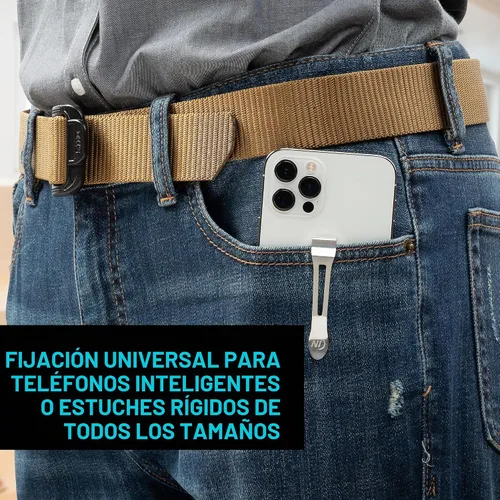 Vista 3 de Nite Ize, HipClip - Clip de bolsillo para teléfonos inteligentes