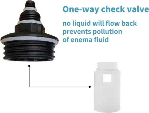 Vista 8 de TopQuaFocus Kit de bombilla de enema grande de 14.5 onzas para hombres y mujeres, limpieza de colon, cuidado femenino, sin BPA ni ftalatos