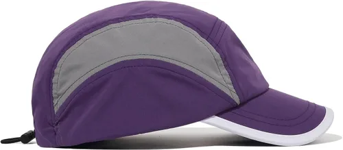 Vista 2 de Clakllie Gorra de béisbol de secado rápido de ala corta, gorra de camionero de perfil bajo, gorra deportiva transpirable, sombrero de golf