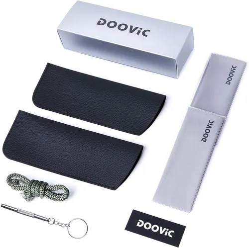 Vista 8 de DOOViC 2 Pack Reading Glasses for Women Men TR90 Flexible Lightweight Blue Light Blocking Computer Readers