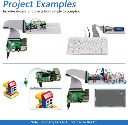 Vista 5 de Freenove - Kit de inicio completo para Raspberry Pi 5 4 Zero 2 W