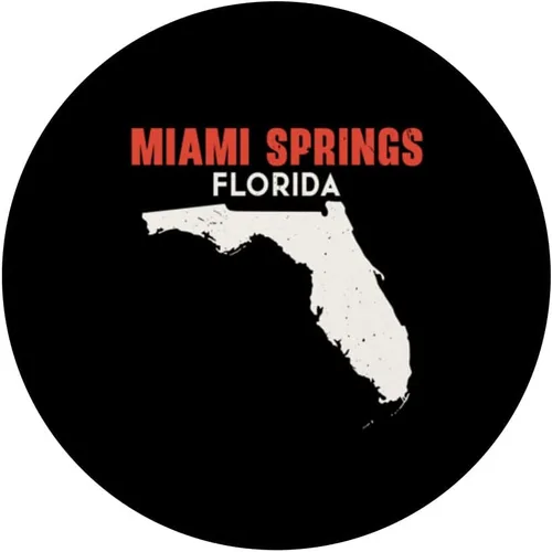 Vista 3 de Miami Springs Florida USA State America Travel Floridian PopSockets Swappable PopGrip