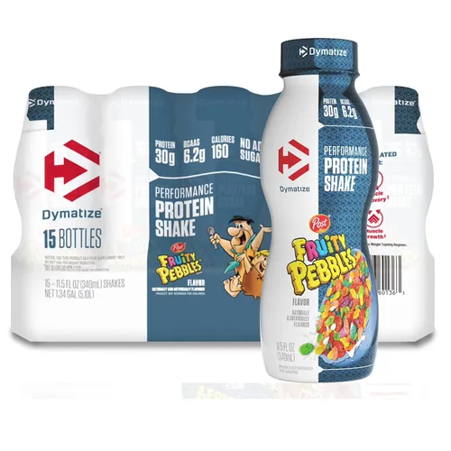 Vista 8 de Dymatize Performance - Batido de Proteína Sabor a Copos de Cacao, 30 g de Proteína, 6.1 g de BCAA para la Recuperación Muscular, Sin Azúcar Añadida