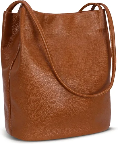 Vista 45 de Iswee - Bolsos de cuero genuino, diseño de hombro Hobo, bolsos para mujer
