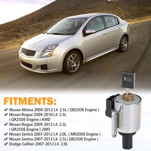 Vista 6 de Motor de paso de transmisión CVT 2.0 2.5 Motor paso a paso CVT para 2009-2012 Nissan Altima Rogue SL SV AWD, 2007-2012 Sentra Dodge Caliber 2.5L