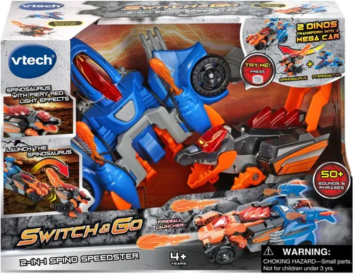 Vista 7 de VTech Switch and Go Spinosaurus Speedster 2 en 1