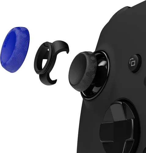 Vista 5 de SCUF Universal Thumbstick Grips - 4 Pack with 2 Bases - Tactic - Joystick Thumb Grips For Xbox One and Xbox Series XS, PS4, PS5, Nintendo Switch Pro