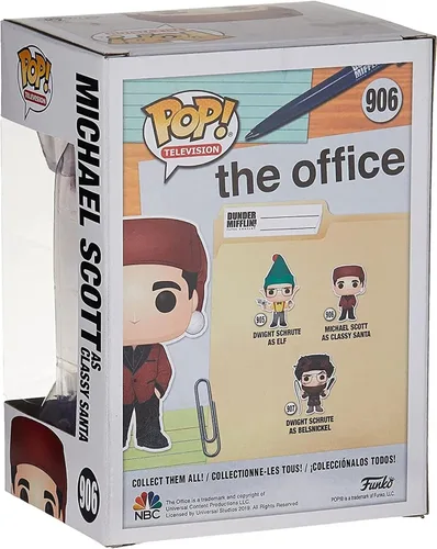 Vista 5 de Funko Pop! TV: The Office - Michael As Classy Santa, Multicolor