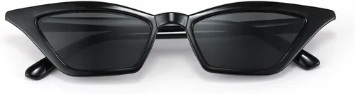 Vista 7 de FEISEDY Gafas de sol polarizadas de gran tamaño, ajuste sobre lentes de sol de moda, protección UV400, B2922, 65mm Lente negra/gris