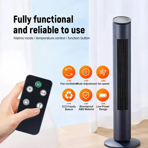 Vista 5 de Nuevo reemplazo de control remoto para ventilador de torre Black+Decker eléctrico – Ventilador de enfriamiento oscilante silencioso de 46 pulgadas