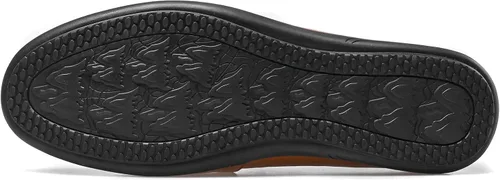 Vista 5 de LUODENGLANG Mocasines de cuero genuino de primera calidad para hombre, zapatos casuales sin cordones para conducir, mocasines para hombre, ligeros