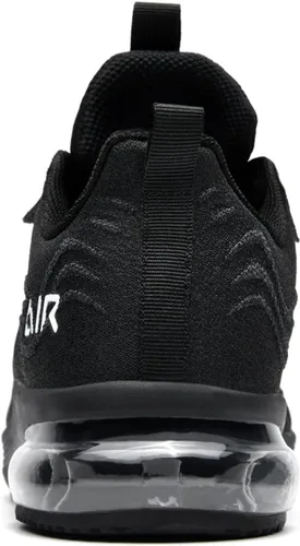 Vista 5 de IIV Zapatos deportivos para correr con aire para hombre, estilo casual, para caminar, atléticos, gimnasio, a la moda, ligeros, sin cordones