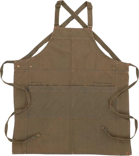 Vista 4 de Chef Works Delantal unisex Uptown con espalda cruzada