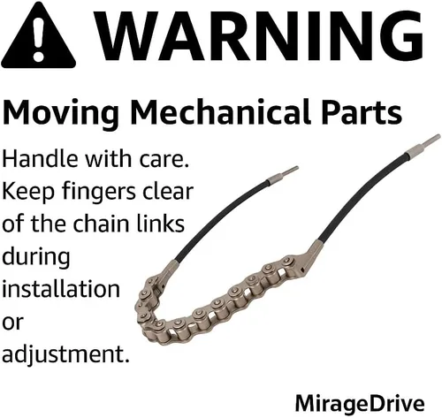 Vista 2 de Conjunto de cadena y cable tensor, hecho para kayak Hobie Mirage Drive