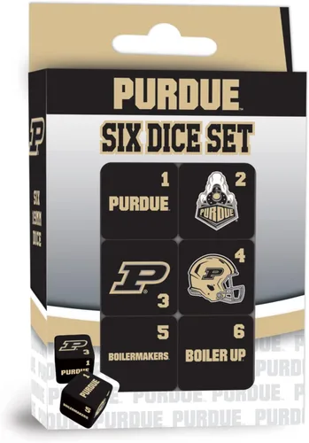 Vista 18 de MasterPieces Game Day - NCAA Alabama Crimson Tide - Juego de 6 dados con logotipo del equipo, tamaño estándar D6