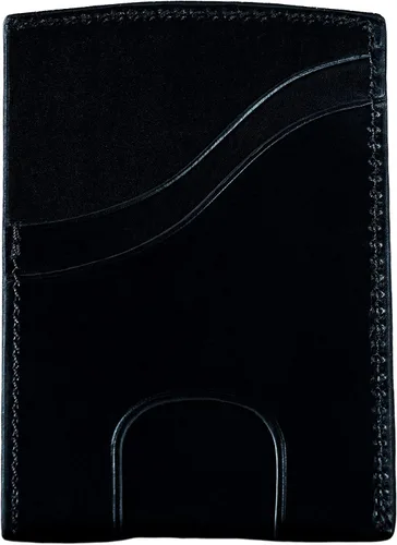 Vista 2 de Ladderback minimalista, delgado, bolsillo frontal, cartera de cuero, Gavin 2.0
