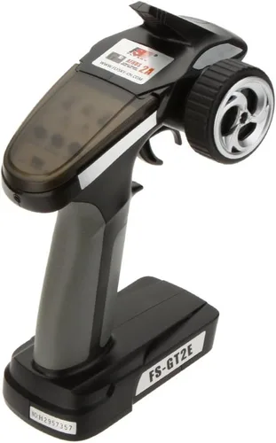 Vista 2 de Flysky FS-GT2E AFHDS 2A 2.4ghz 2CH Sistema de radio Transmisor para RC Car Boat con receptor FS-A3