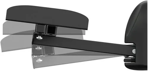 Vista 5 de AVF EAK70B-A - Soportes de pared para altavoces, soportes de montaje de altavoz de sujeción lateral, soportes de altavoz de acero inclinables