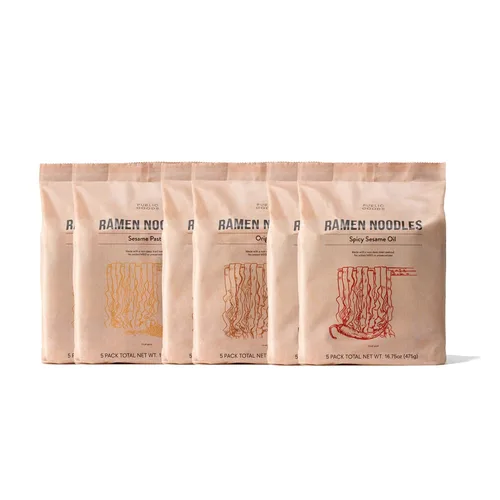Vista 7 de Public Goods Fideos Ramen Ramen instantáneo vegano y vegetariano sin caldo Fideos asiáticos saludables y ricos en proteínas Sin conservantes