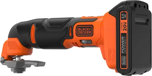 Vista 5 de BLACK+DECKER Multiherramienta de 20 V máximo, kit de herramientas oscilantes, 6 velocidades, cambio rápido de hoja para necesidades