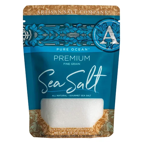 Vista 16 de SaltWorks Trufa negra natural, bolsa de cristales blancos y piezas de trufa marrón, sal marina, 3.5 onzas