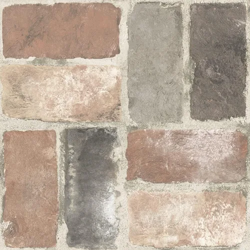 Vista 7 de FloorPops Harvard Ladrillo Gris - Azulejos de suelo (pelar y pegar)