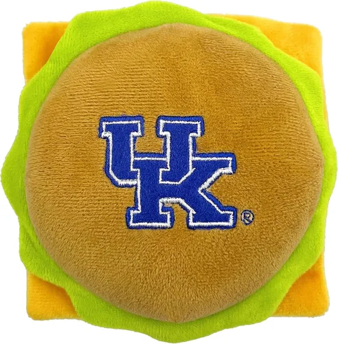 Vista 55 de NCAA Alabama Crimson Tide HOT Dog - Juguete de peluche para perros y gatos, juguete de peluche para perros y gatos con chirriador interior y hermoso