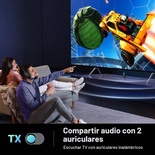 Vista 5 de UGREEN Transmisor Bluetooth 5.2 para Avión Adaptador para Airpods o Auriculares Parejas Duales, Transmisor/Receptor Inalámbrico Bluetooth de 3.5mm