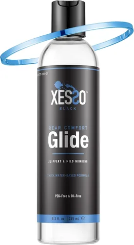 Vista 11 de XESSO Strawberry Anal-Ease Lube 8.3 onzas líquidas, gel desensibilizante relajante para puerta trasera a base de agua para hombres, mujeres