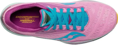 Vista 4 de Saucony Velocidad de endorfina para mujer, Mutante Blanco