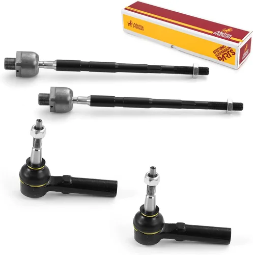 Vista 225 de Metrix Premium Chassis Parts - Kit de 4 piezas de extremos de barra de acoplamiento frontal exterior e interior compatible con Nissan Pathfinder