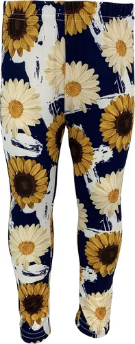 Vista 7 de Unique Baby Conjunto de 3 piezas con estampado de girasol y margaritas, Amarillo
