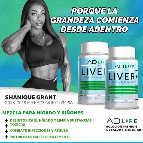 Vista 2 de Project AD Liver+ Liver Cleanse & Detox, suplemento hepático (90 cápsulas)