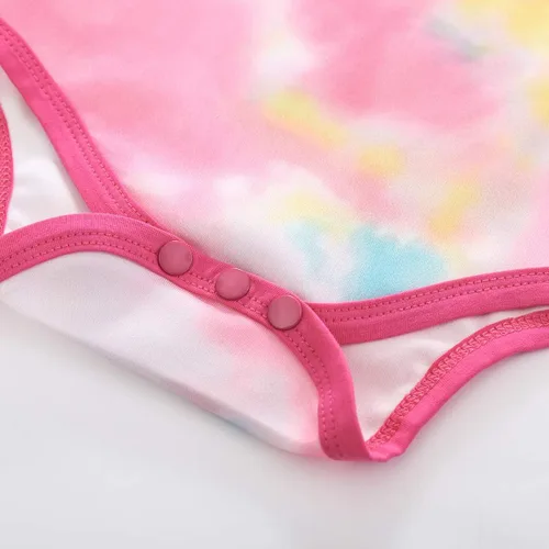 Vista 6 de Coralup Conjunto de 3 piezas de ropa para bebés y niñas con diadema de 0 a 24 meses