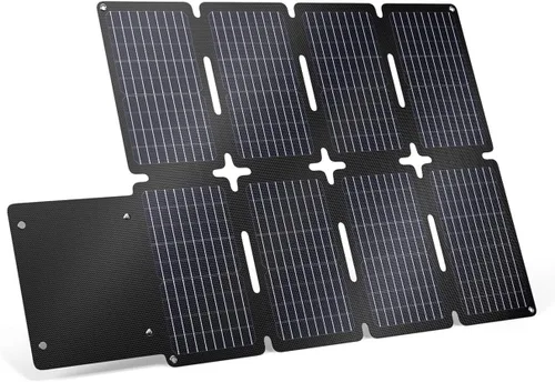 Vista 9 de GRECELL - Panel solar portátil de 240 W para central eléctrica, ultraligero y plegable 25% Efficiency Mono Foldable Solar Charger with 4