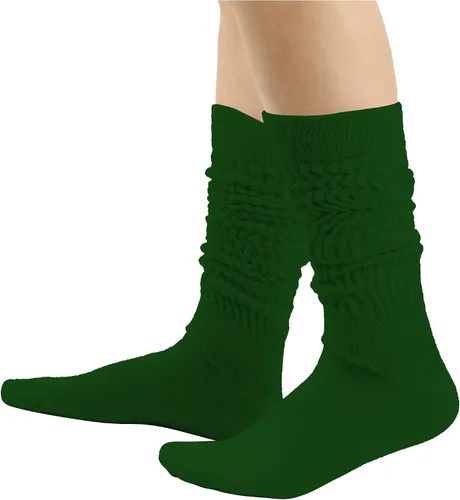 Vista 2 de UTTPLL Calcetines largos de algodón para mujer, calcetines largos de algodón para dormir, hasta la rodilla, para gimnasio, calcetines para botas