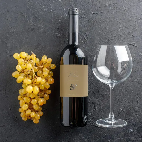 Vista 5 de Mr-Label Etiqueta de vino impermeable mate blanca de 4" x 3-1/3" - para impresora de inyección de tinta y láser - para botella de vino de 750 ml