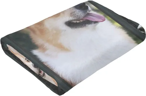 Vista 7 de Little Cute Corgi Dog Art - Manta suave de franela para diferentes personas y estaciones, adecuada para cama, sofá, camping, cine o viajes