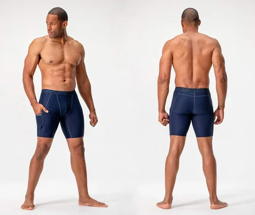 Vista 5 de DEVOPS 3 or 5 Pack Compression Shorts Men Spandex Sport Shorts Athletic Workout Running Performance Baselayer Underwear